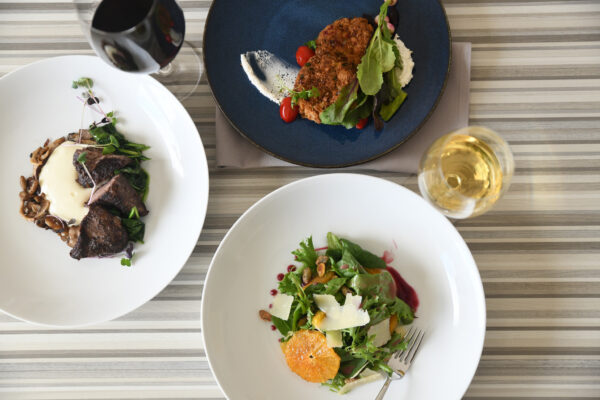 Selected dishes from the Winter 2018-2019 Dining Experience menu. Photo by Anna Petrow.