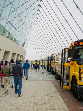 School tours at the Kauffman