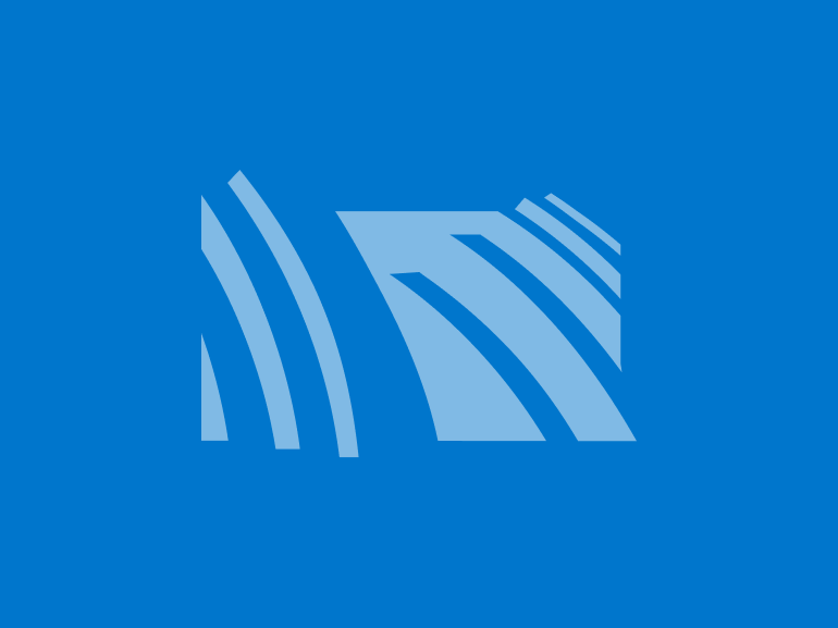 Kauffman Logo on blue background